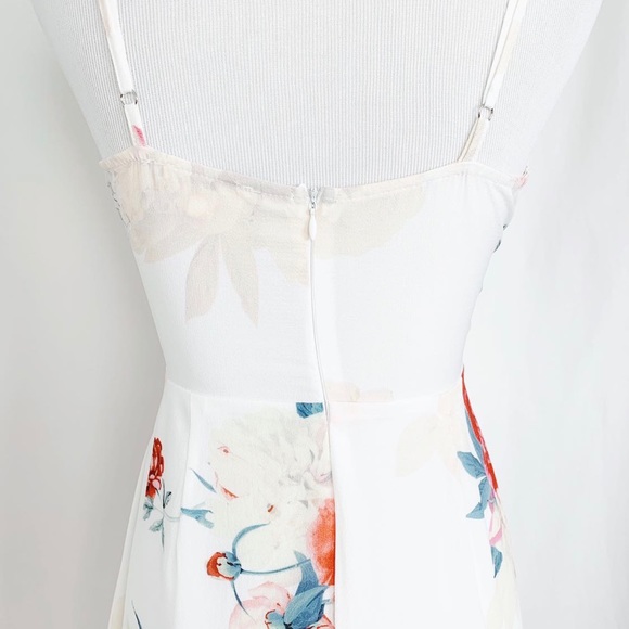 Asymmetrical Front Tie Goddess Dress - Picture 7 of 8